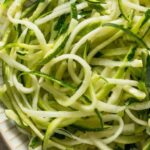 noodles made from zucchini