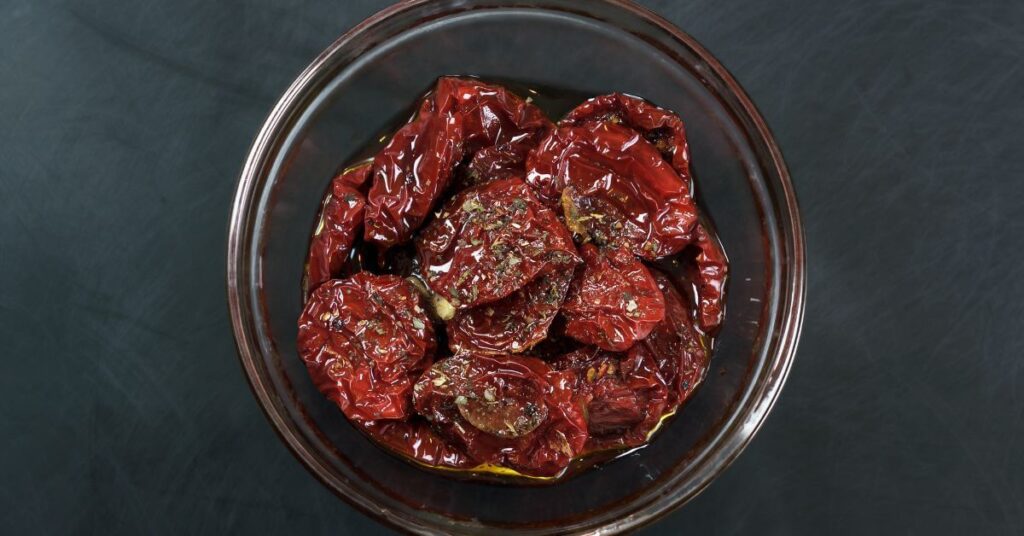 bowl of sun dried tomatoes