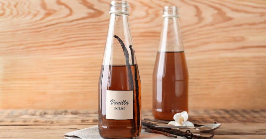 bottle of vanilla extract