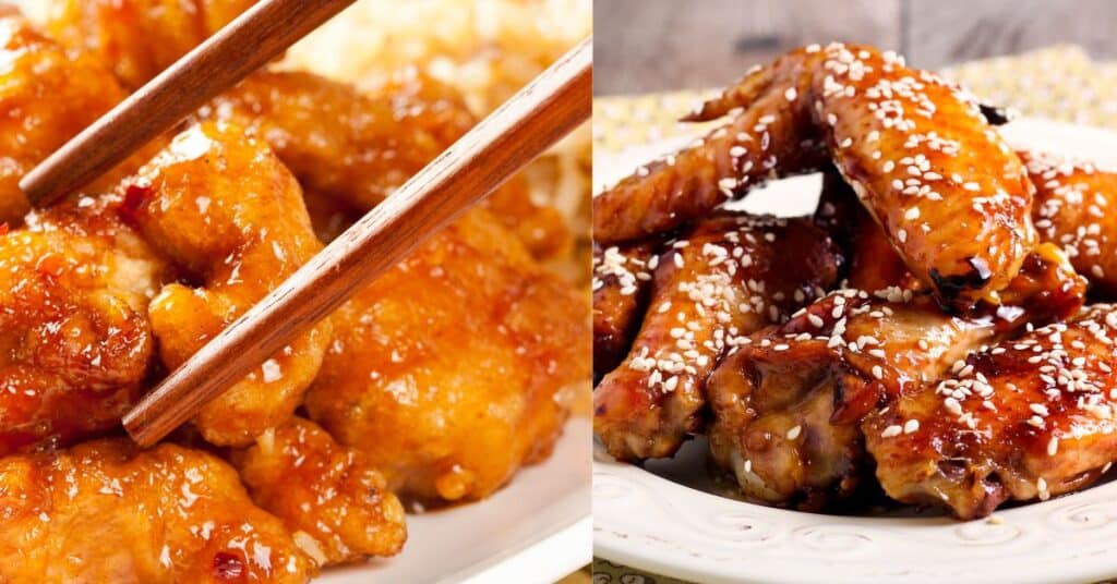 Orange Chicken vs Sesame Chicken