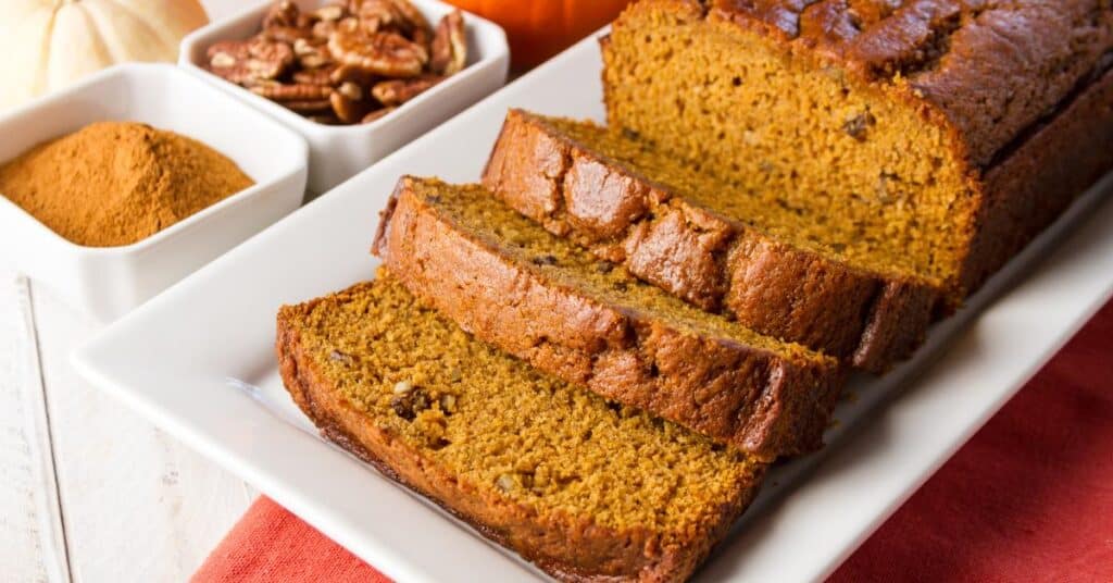 pumpkin bread made from a box