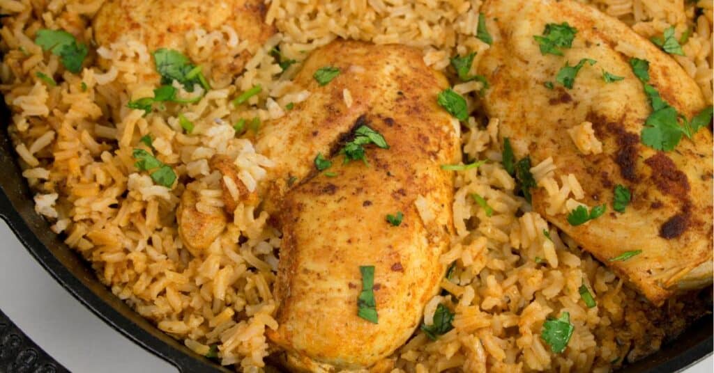 spanish rice and chicken