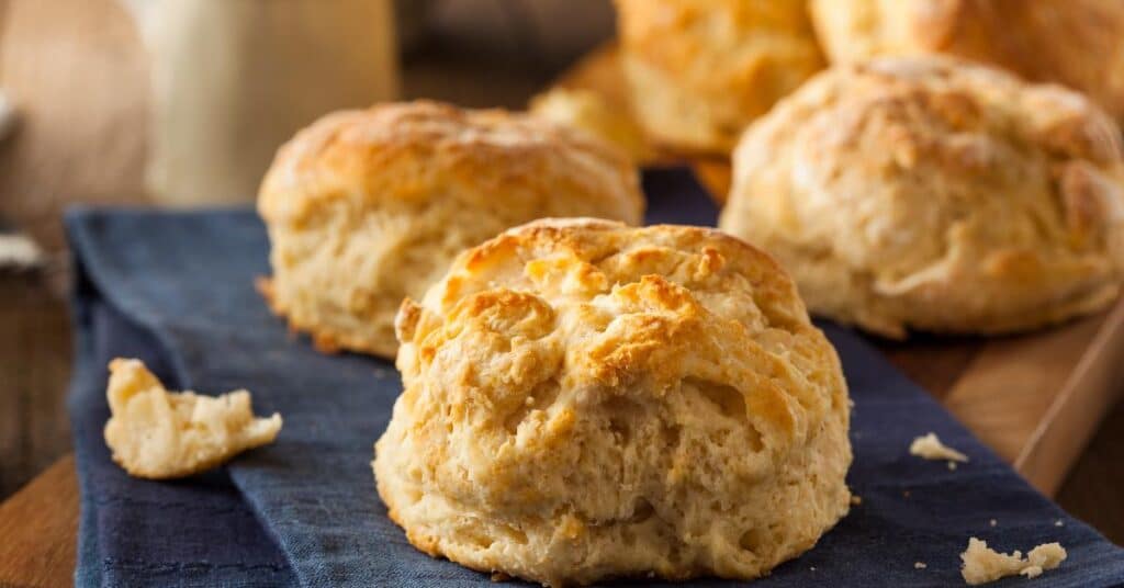freshly baked biscuits
