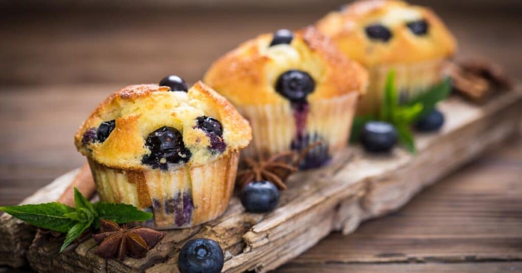 blueberry muffins