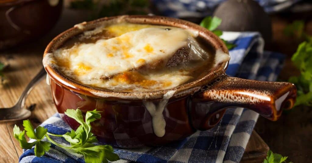 bowl of Onion soup