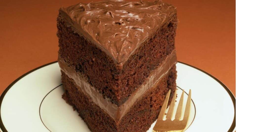 slice of Devil's Food Cake