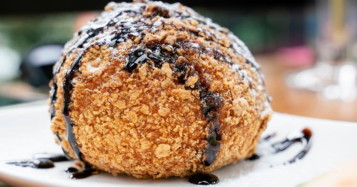How to Make Fried Ice Cream without Corn Flakes