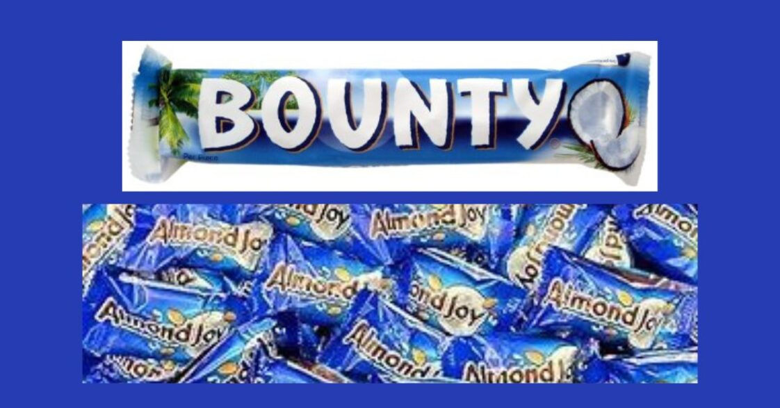 Bounty Candy vs Almond Joy