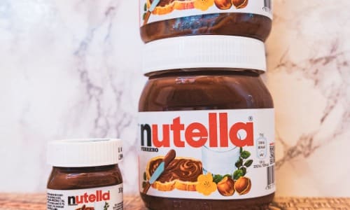 3 jars of Nutella