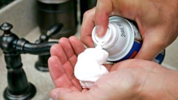 shaving cream