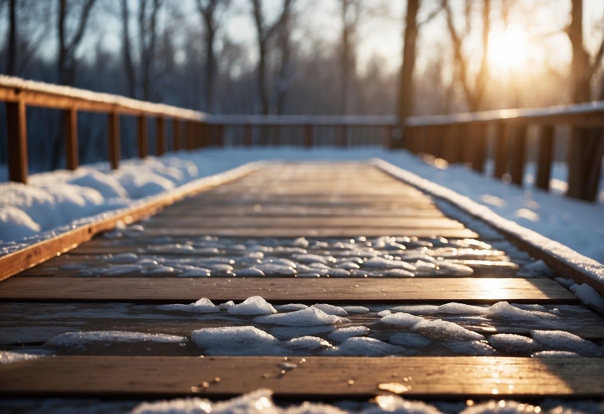 How to Keep Wood Deck from Icing