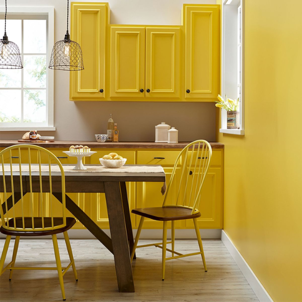 Sunny Yellow Kitchen