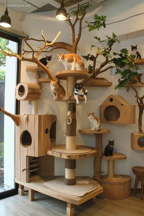 Enchanting Branch Ornament Display for Elegance
