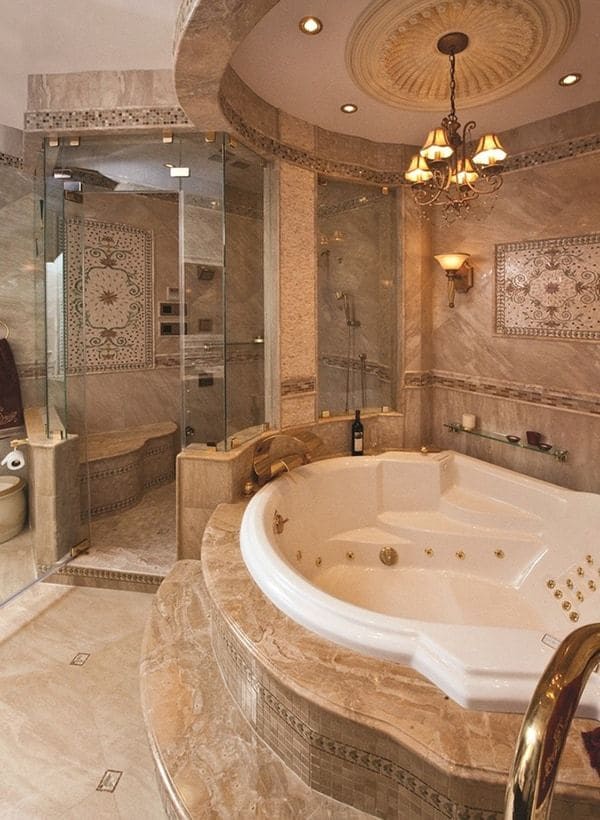 Ornate Spa Bathroom Retreat