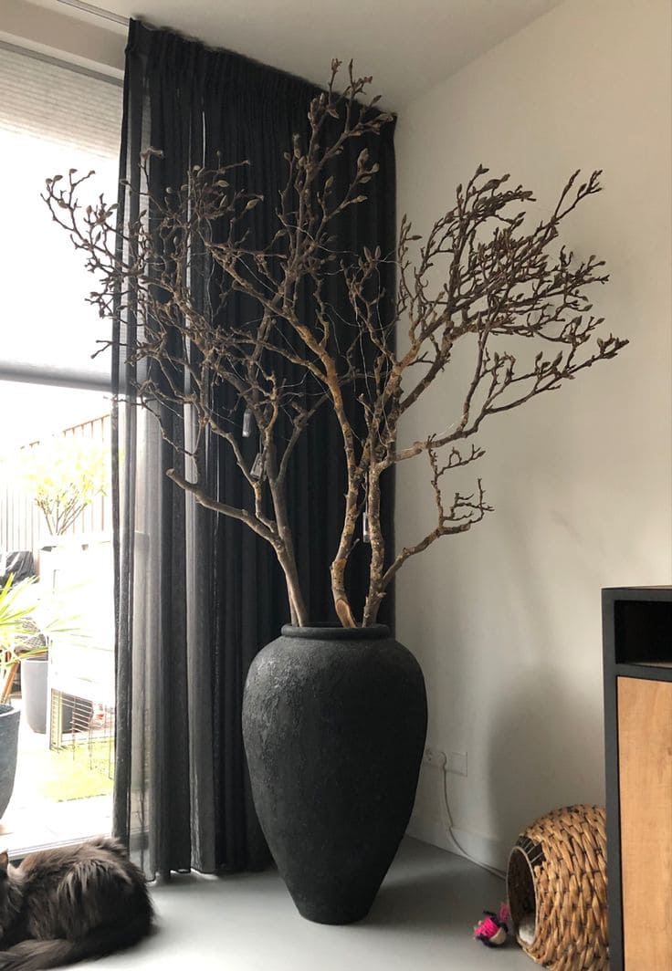Rustic DIY Branch Tree in Decorative Vase