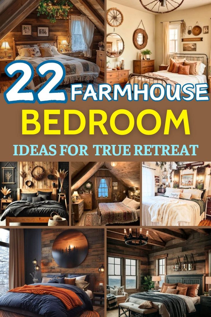 22 Gorgeous Farmhouse Bedroom Ideas for a Timeless Retreat