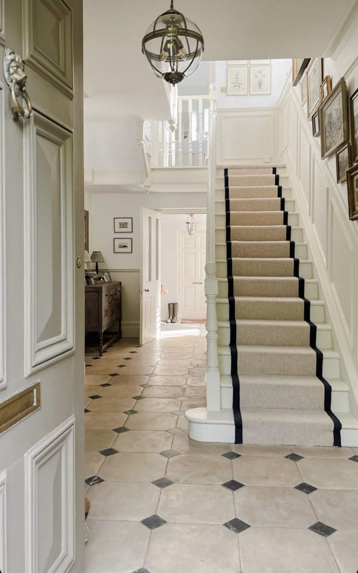 Black and White Staircase Simplicity