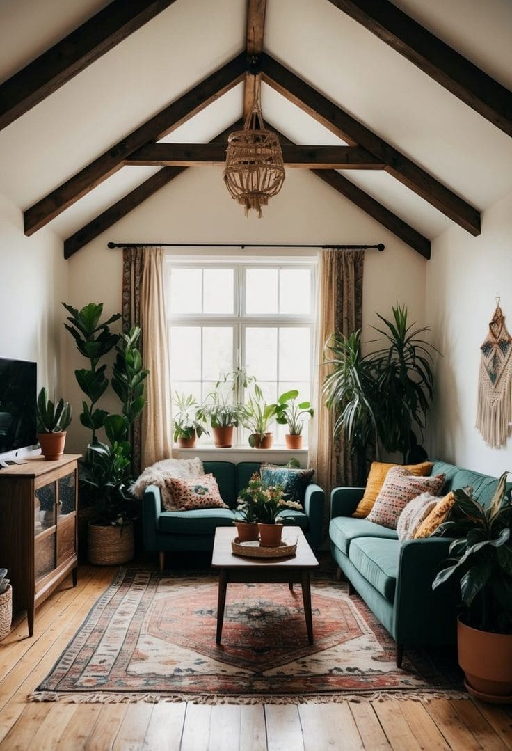 Cozy Green Oasis with Rustic Charm