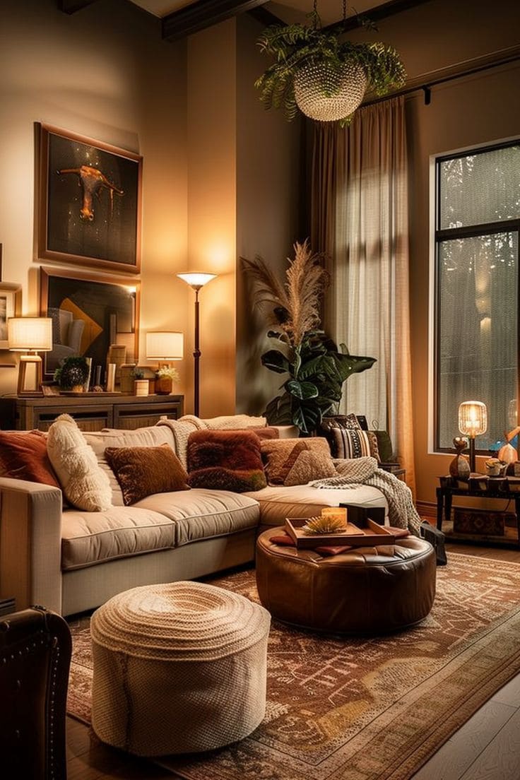 Moody Elegance with Rich Earthy Tones