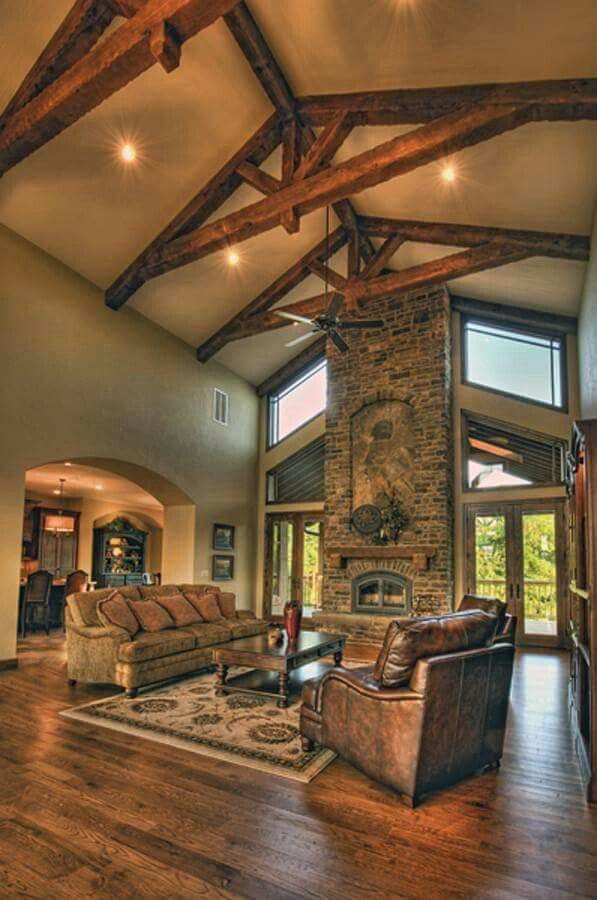 Rustic Elegance with Exposed Beam Charm
