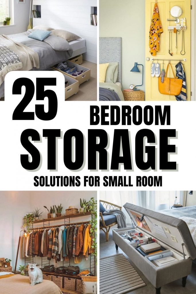 25 Brilliant Bedroom Storage Ideas to Maximize Space and Keep ...