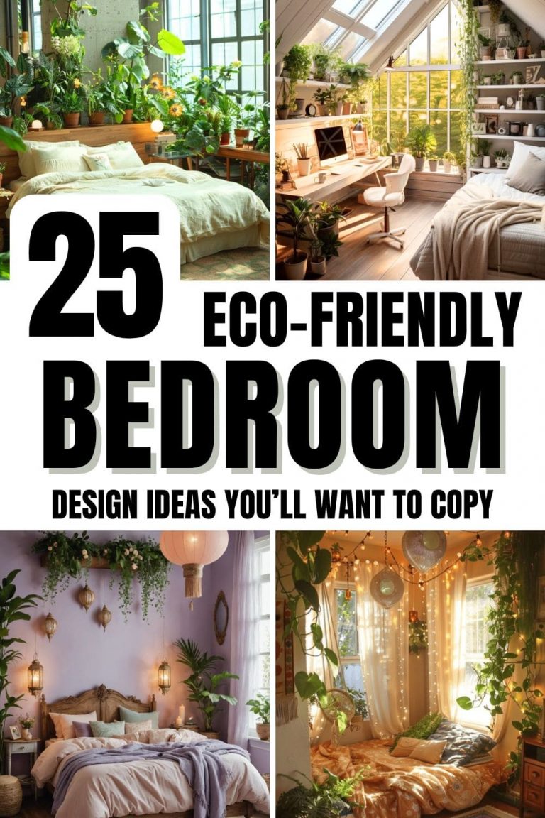 Picture of 25 Stunning Eco-Friendly Bedroom Ideas You'll Instantly Love & Want to Copy