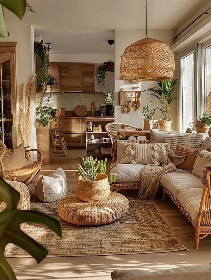 Warm and Cozy Bohemian Earthy Retreat