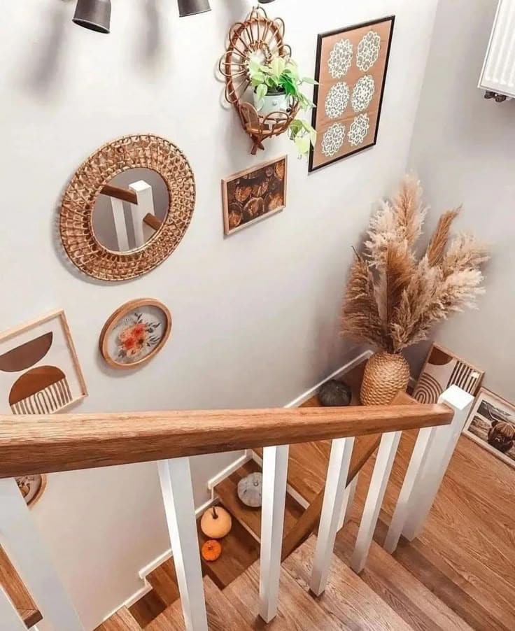 Artistic Stairway Bohemian Gallery Ascent