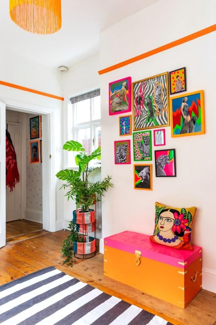 Bold Eclectic Entryway Charm
