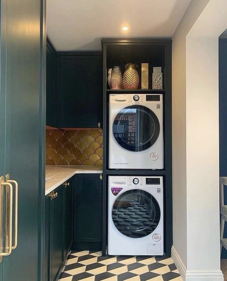 Bold Geometric Laundry Haven