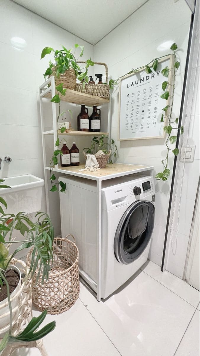 Lush Green Laundry Escape