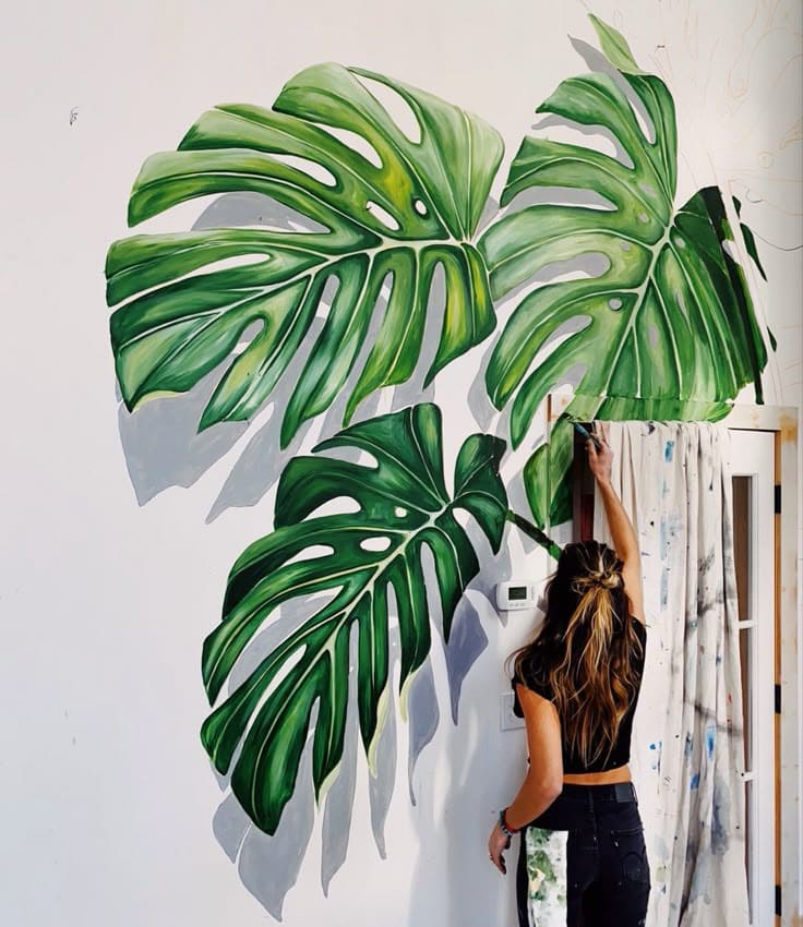 Lush Monstera Leaf Oasis