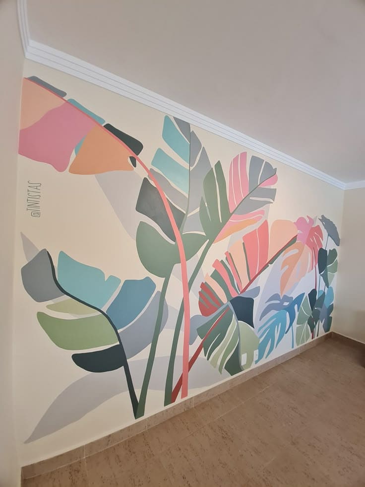 Lush Tropical Leaf Escape