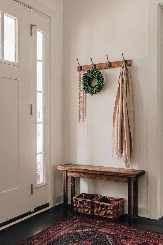 Minimalist Rustic Farmhouse Entryway Charm