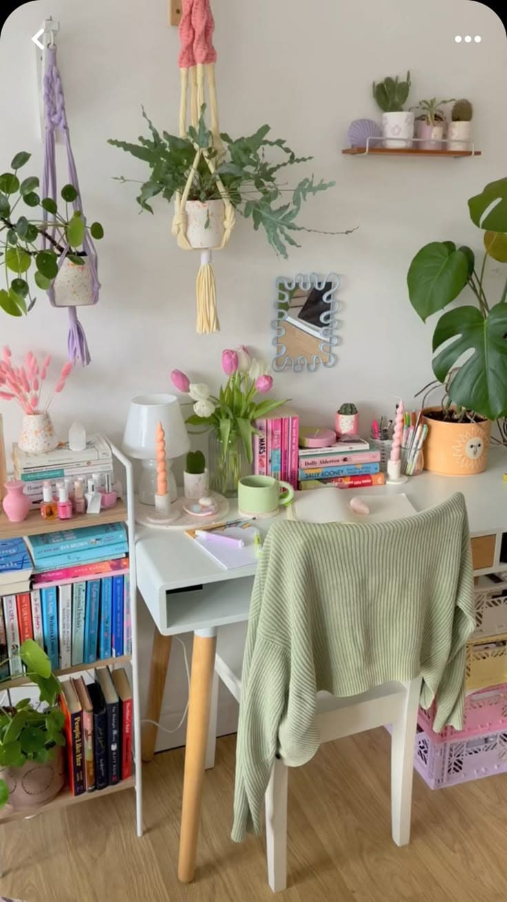 Playful Pastel Workspace Delight