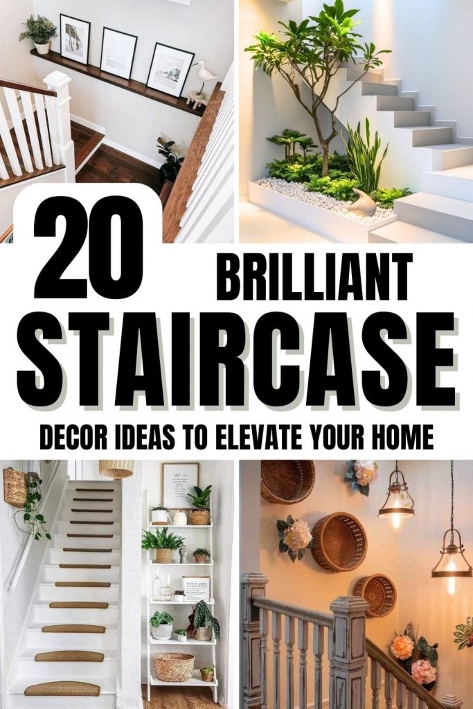 20 Brilliant & Creative Staircase Decor Ideas to Elevate Your Home