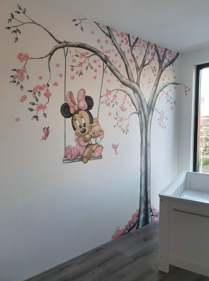 Whimsical Minnie Mouse Swing