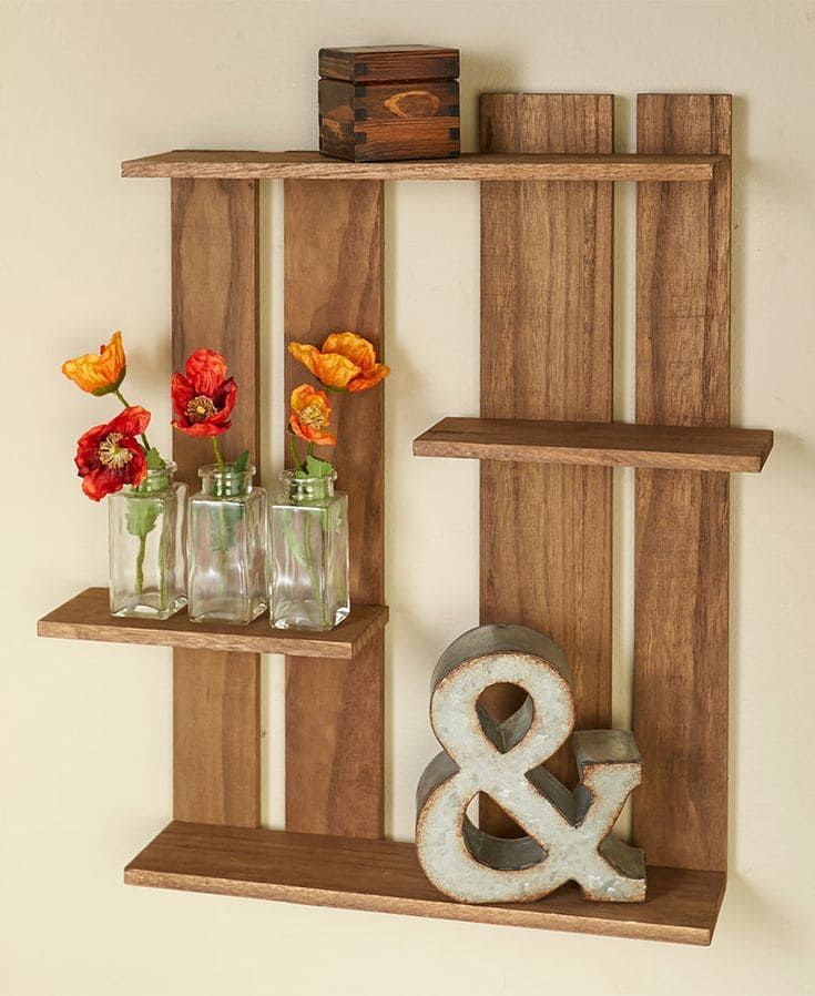 Charming Floral Accent Shelf