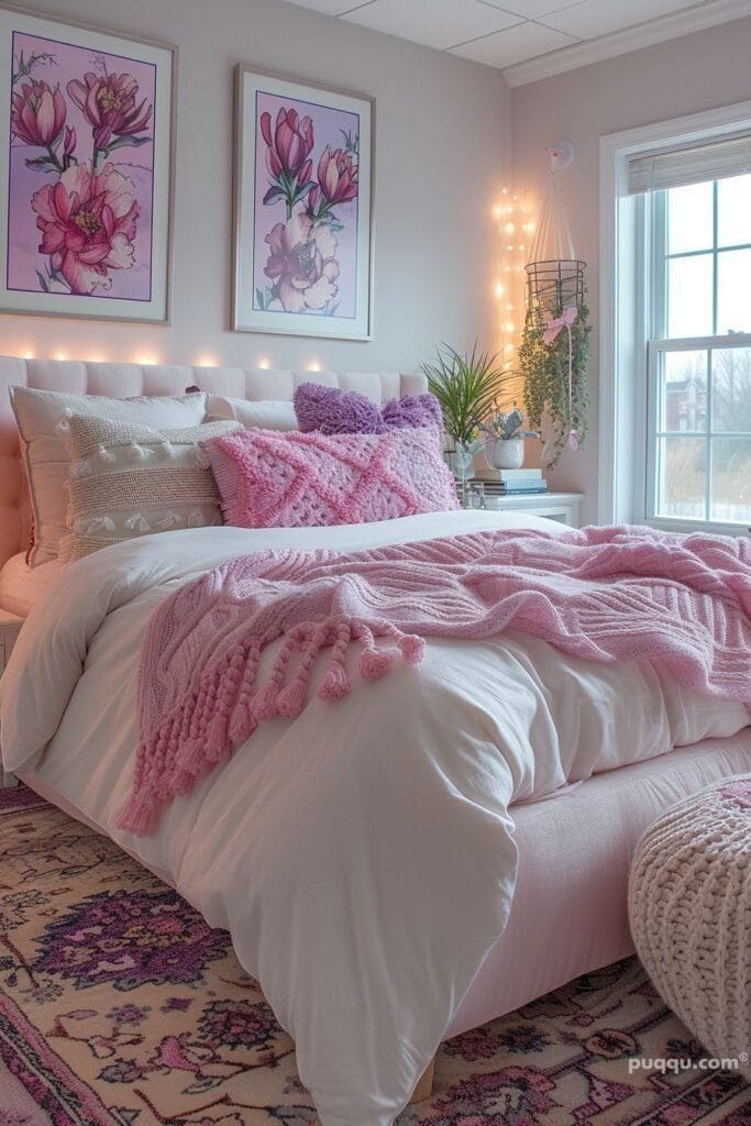 Cozy Pink Botanical Bliss