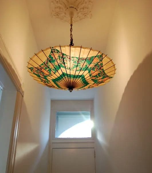 Elegant Paper Parasol Ceiling Pendant Light