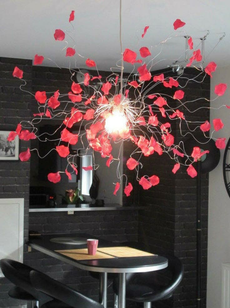 Exploding Petals Burst Light Fixture