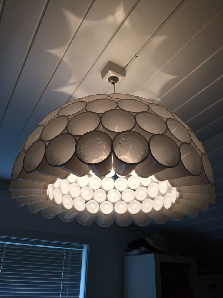 Futuristic Glow With Plastic Cup Dome
