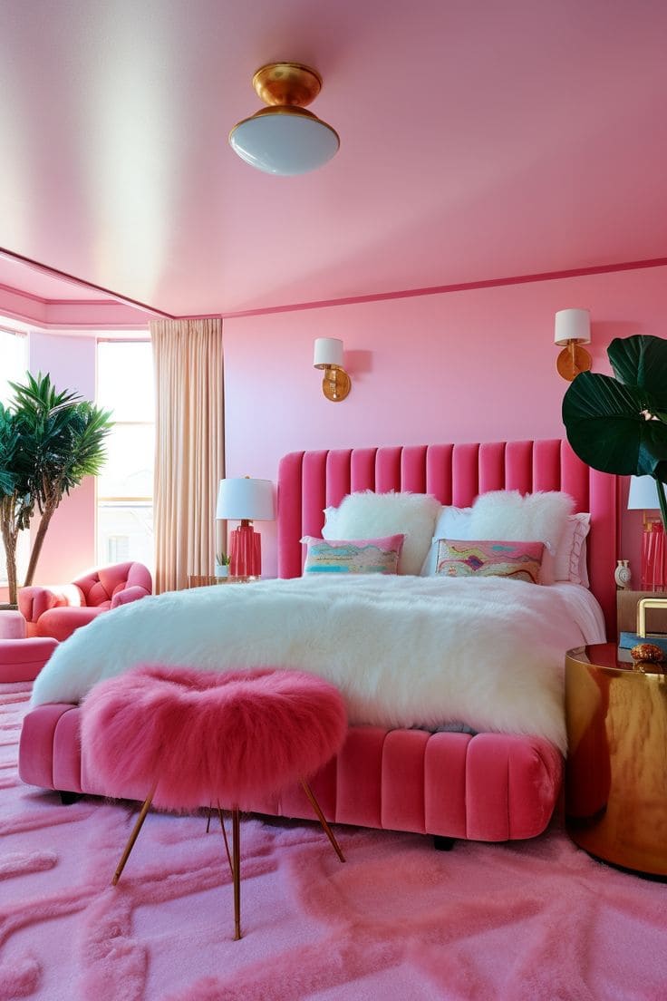 Glamorous Pink Velvet Dreamland