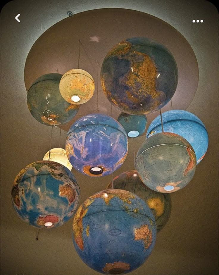 Globes of Wonder Ceiling Light Cluster