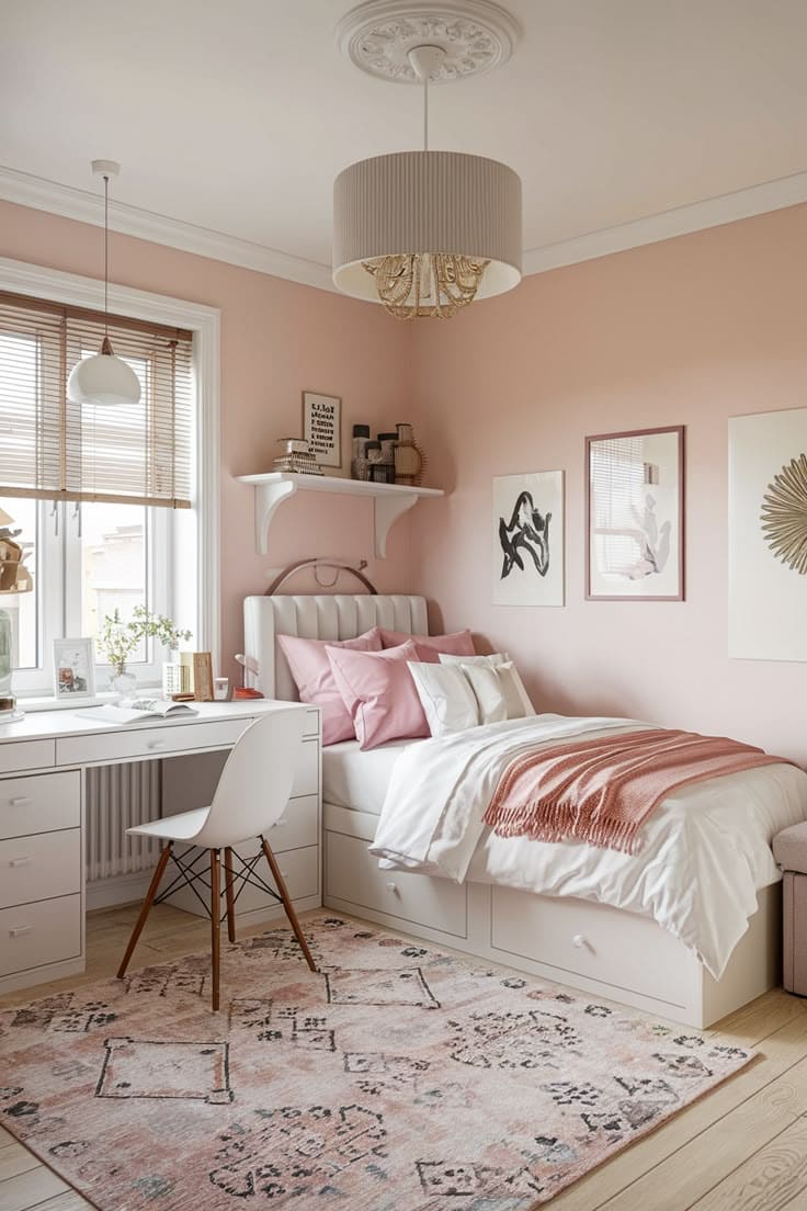 Modern Pink Minimalist Retreat