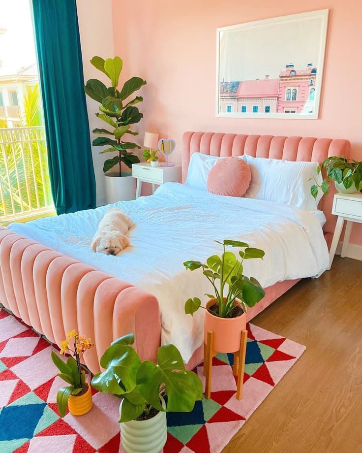 Playful Pink Modern Pet Haven