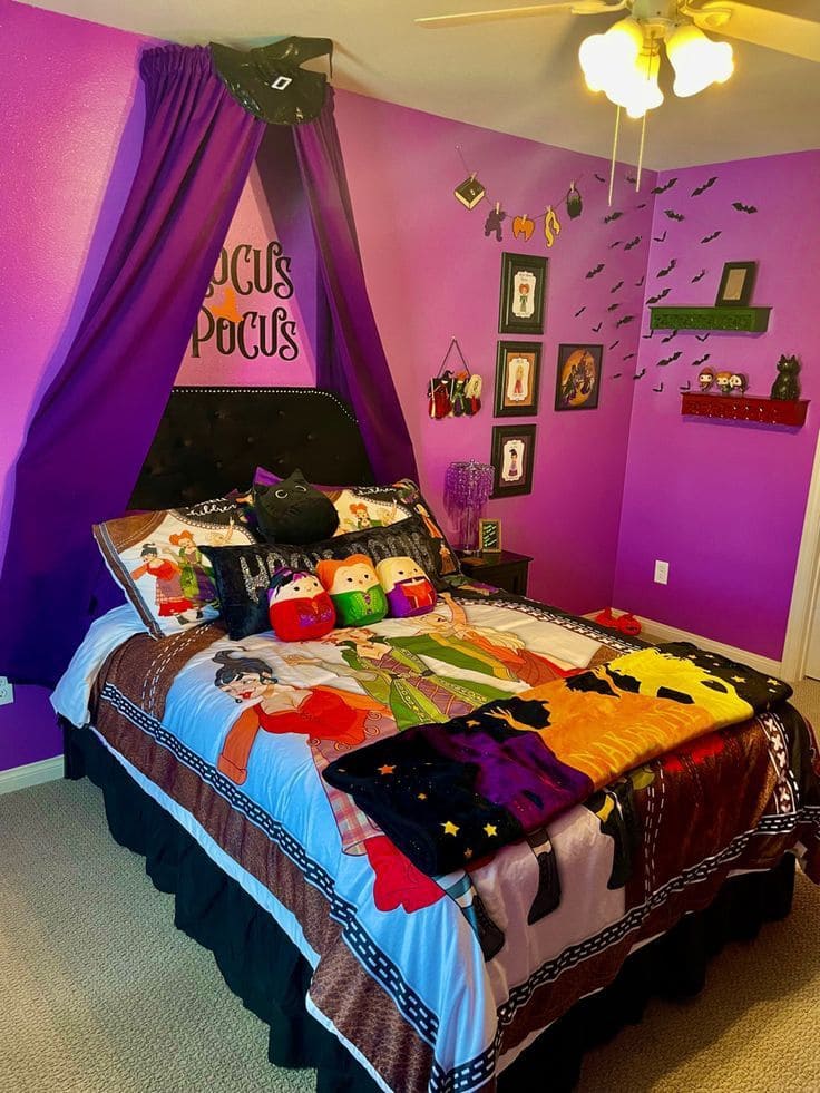 Whimsical Hocus Pocus Purple Dream