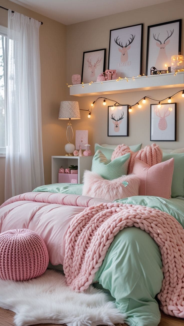 Whimsical Pink Deer-Inspired Retreat