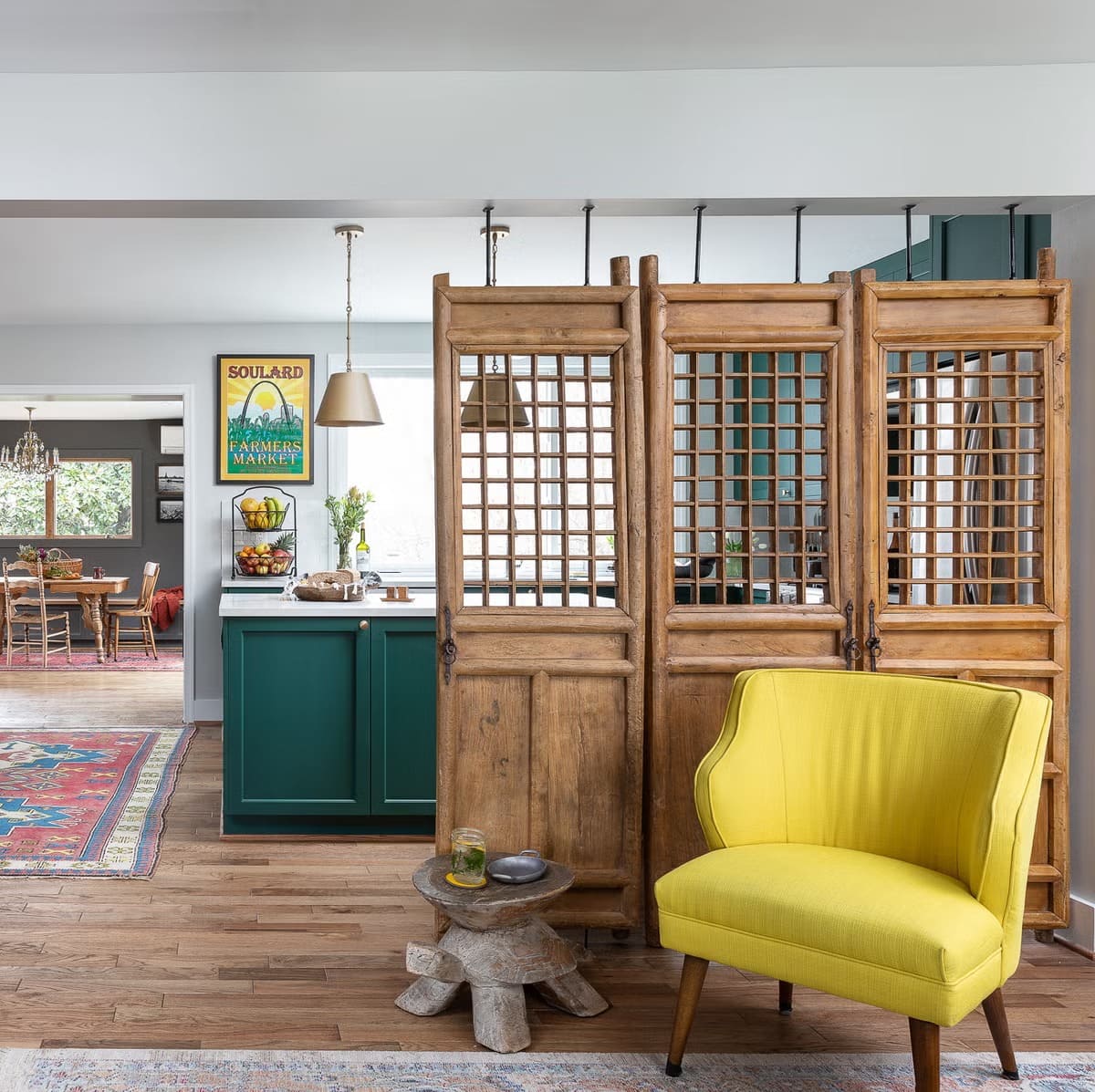 Antique Grid Panel Divider