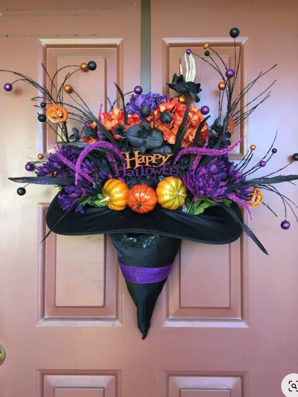 Bewitching Witch Hat Wreath
